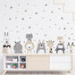 Cartoon Animals Wall Decal - Just Kidding Store