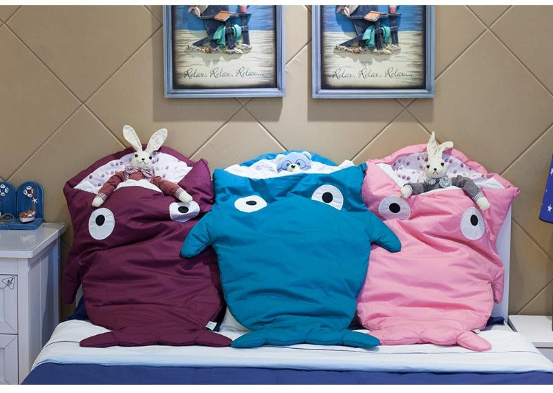 Children Sleeping Bag - Kids Cotton Sleep Sack - Comfy Shark