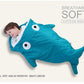 Children Sleeping Bag - Kids Cotton Sleep Sack - Comfy Shark 