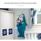 Children Sleeping Bag - Kids Cotton Sleep Sack - Comfy Shark Gray