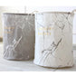 Marble Laundry Baskets - Black-White-Gray Hamper - Just Kidding Store