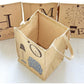Natural Jute Linen Basket Bag - Hamper Storage H O M E - Just Kidding Store