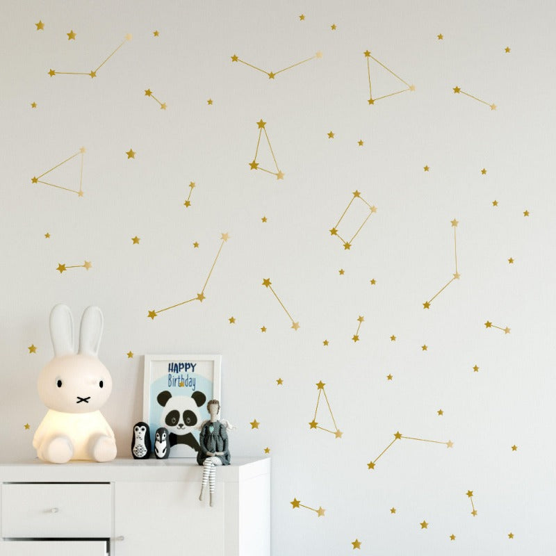 Starry Night Wall Decal - Outer Space Kids Deco - Just Kidding Store