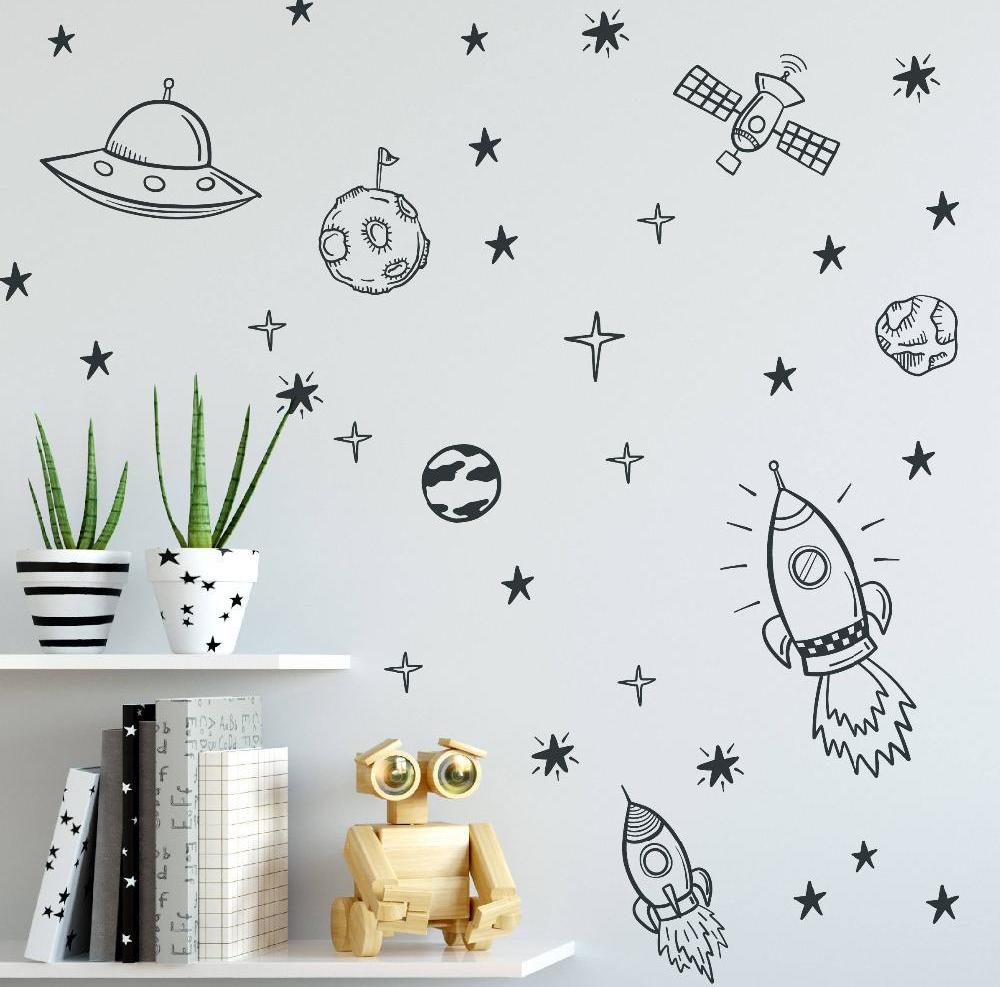 Outer Space Wall Decal