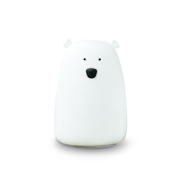 Bear Night Light - Tap Control Nursery Color Changing Lamp - Just Kidding Store