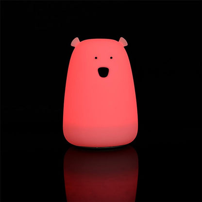 Bear Night Light - Tap Control Nursery Color Changing Lamp - Just Kidding Store