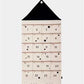 Wall Hanging Advent Calendar - 24 Pockets Canvas Storage Bag - Just Kidding Store