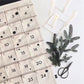 Wall Hanging Advent Calendar - 24 Pockets Canvas Storage Bag - Just Kidding Store