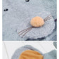 Baby Hooded Bathrobe - Blue Gray Mouse - Just Kidding Store