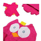 Baby Hooded Bathrobe - Red Owl - Just Kidding Store