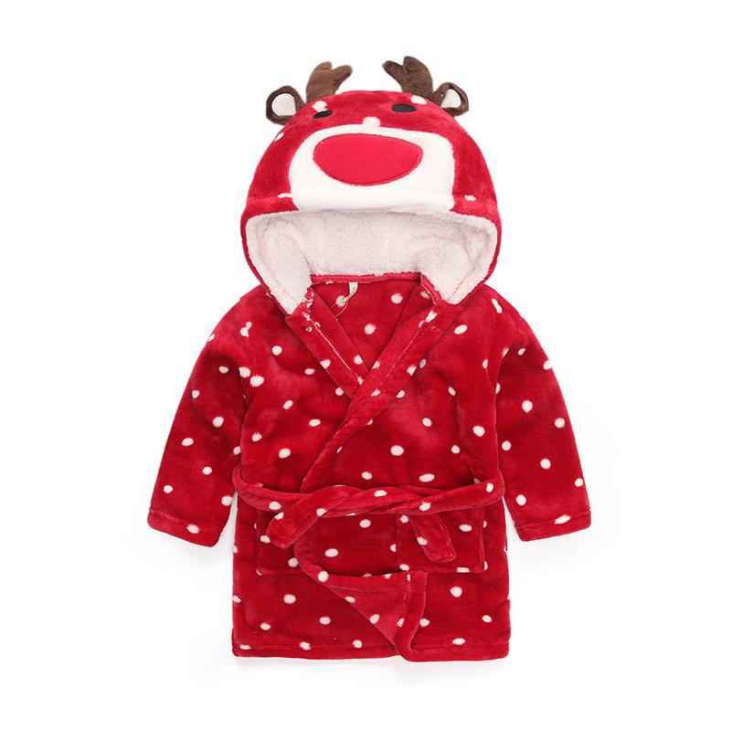 Red Elk babies and kids bathrobes - Just Kidding