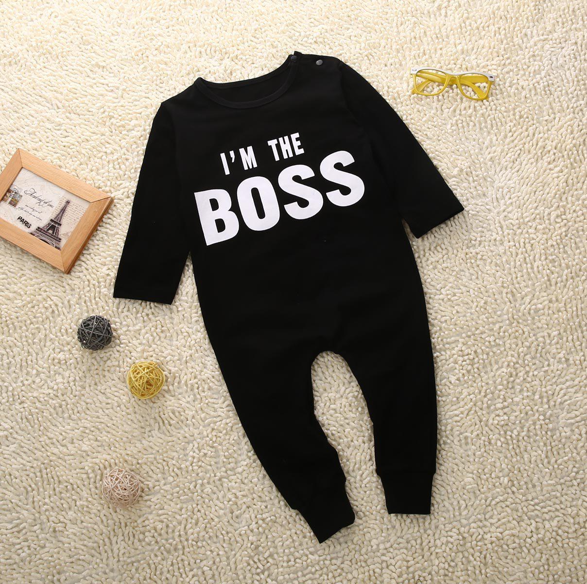 I'm The Boss Baby Toddler Trendy Fashion Romper - Just Kidding Store