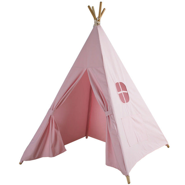 tipi tent little dutch Four Poles Teepee - Kids Indian Tipi Play Tent