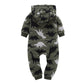 Kids Dinosaur Camouflage Winter Romper - Just Kidding Store 