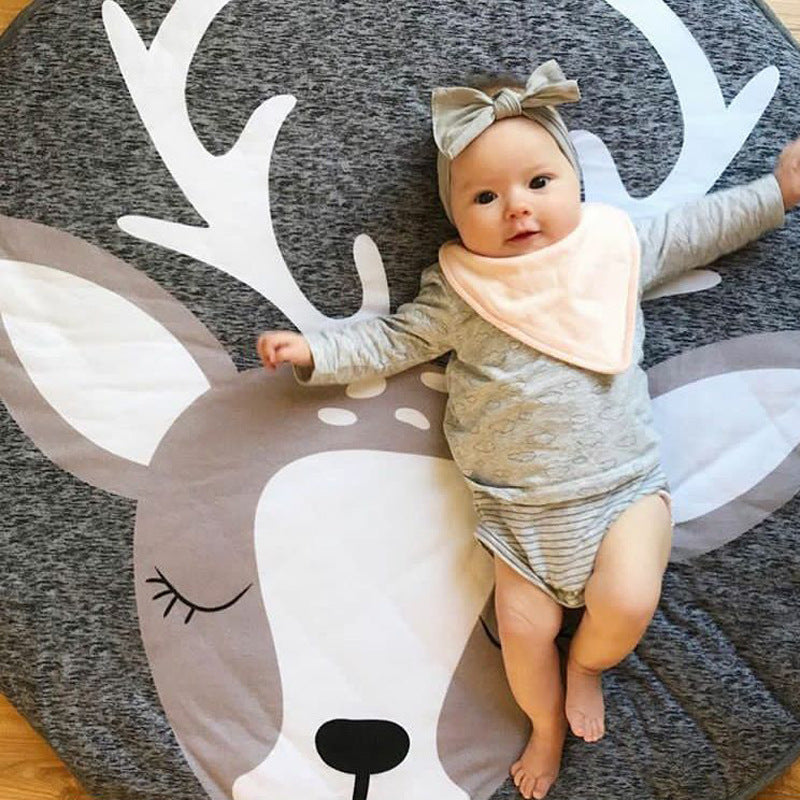 Kids Elk Play Mat - Baby Reindeer Play Mat - Just Kidding Store  