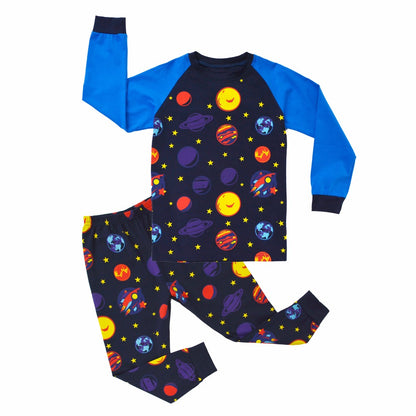 Planets Sleepwear Set -Kids Pajamas - Just Kidding Store