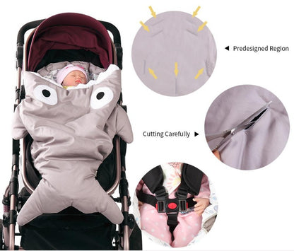 Baby Shark Sleeping Bag -  Cotton Stroller Sack