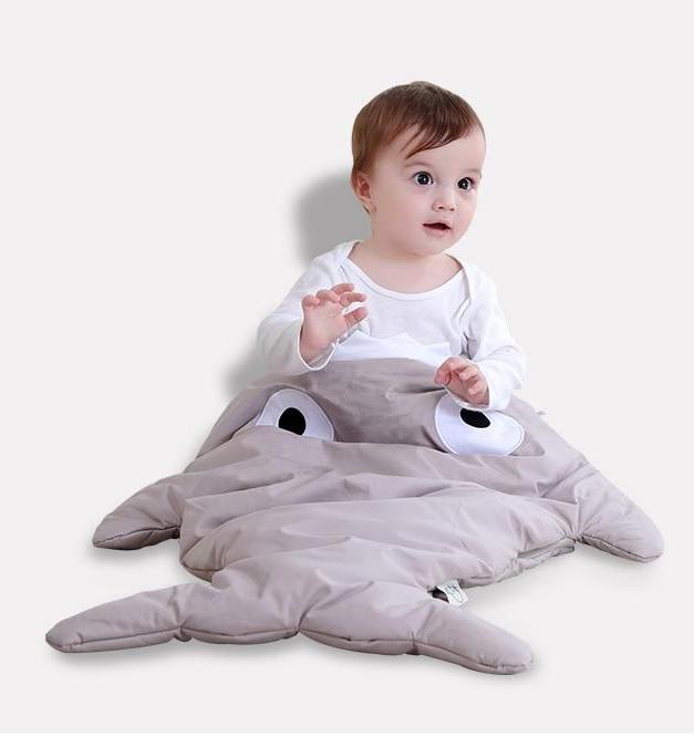 Baby Shark Sleeping Bag - Cotton Stroller Sack