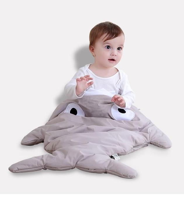 Baby Shark Sleeping Bag -  Cotton Stroller Sack