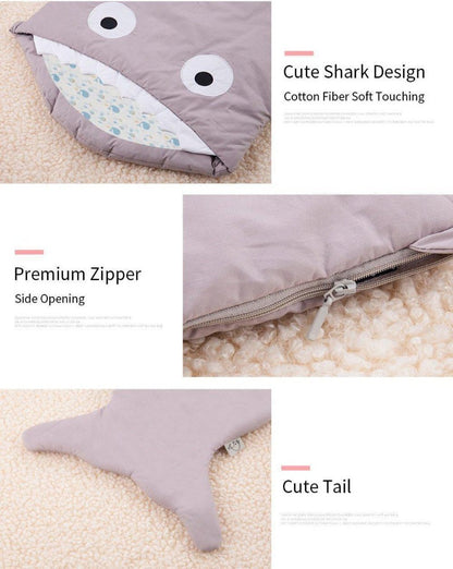 Baby Shark Sleeping Bag - Cotton Stroller Sack