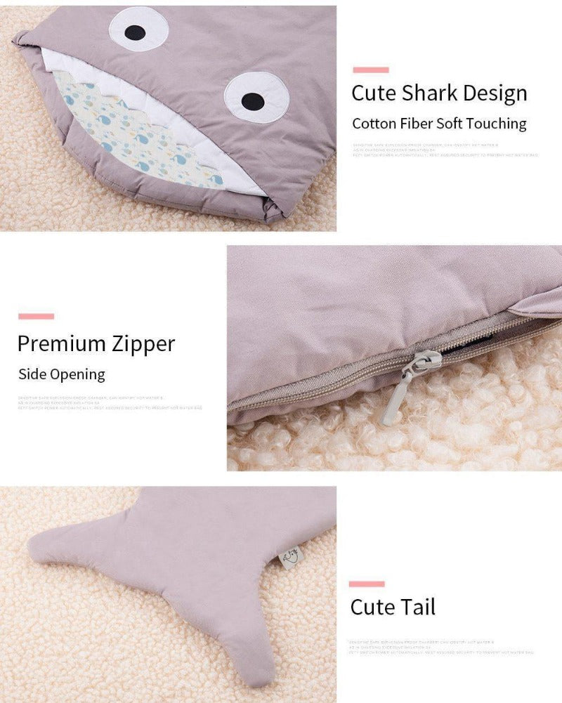Baby Shark Sleeping Bag -  Cotton Stroller Sack