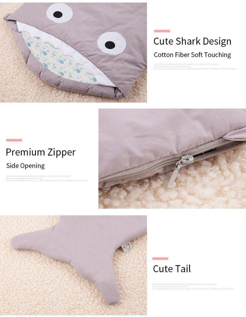 Baby Shark Sleeping Bag -  Cotton Stroller Sack