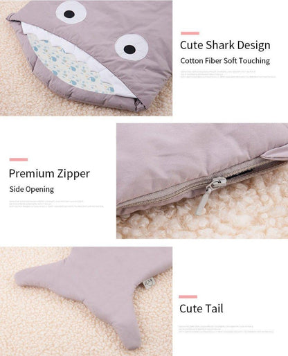Baby Shark Sleeping Bag -  Cotton Stroller Sack