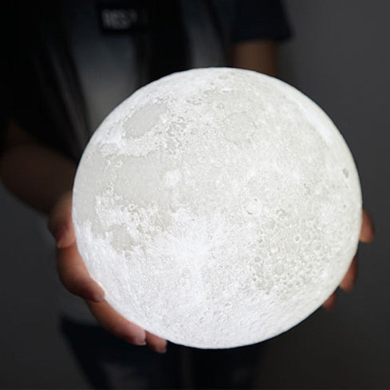 Moon Lamp - Enchanting 3D Print Night Light - Just Kidding Store
