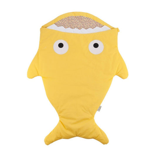 Yellow Baby Shark Sleeping Bag - Stroller Sack