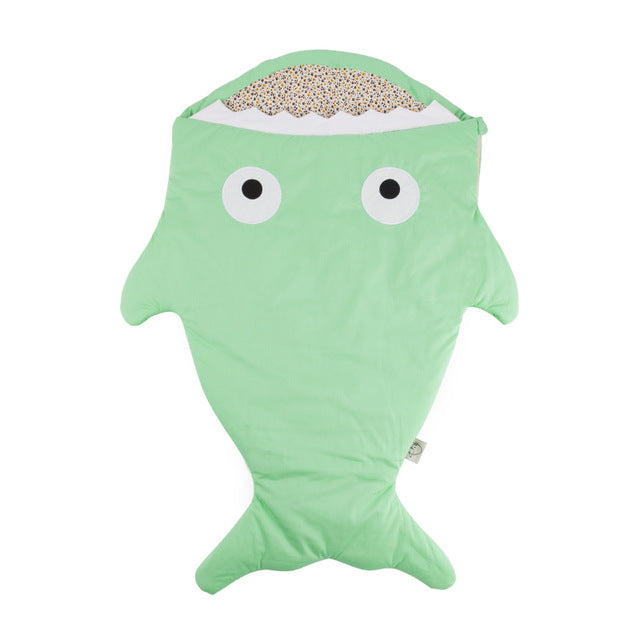 Green Baby Shark Sleeping Bag - Stroller Sack