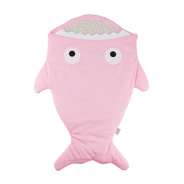 Pink Baby Shark Sleeping Bag - Stroller Sack