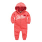 Long Sleeve Hooded Baby Toddler Trendy Rompers - Just Kidding Store 