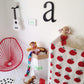 Knit Baby Blanket -  Kids Bedding Cover - Red Apple - Just Kidding Store
