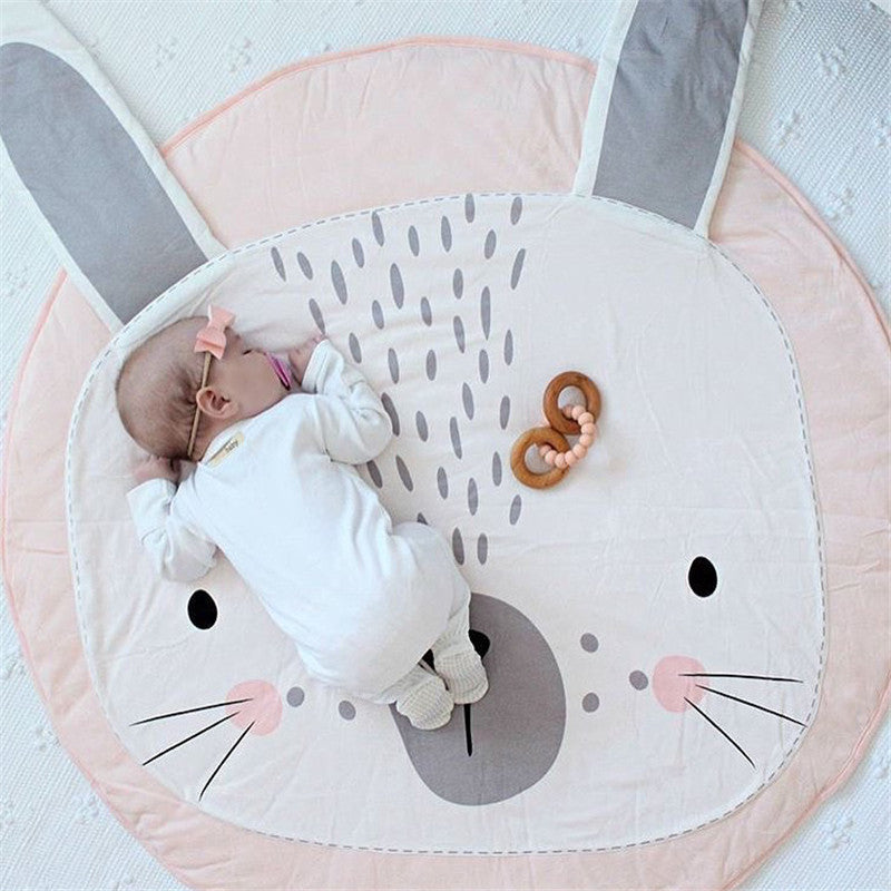 Pink Rabbit Kids Play Mat - Just Kidding Store 