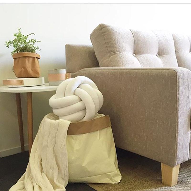 Handmade Soft Knot Cushion - Nursery Deco Pillows - Just Kidding Store