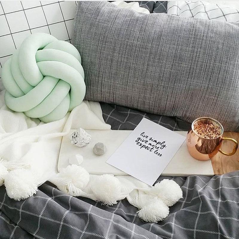 Handmade Soft Knot Cushion - Nursery Deco Pillows - Just Kidding Store
