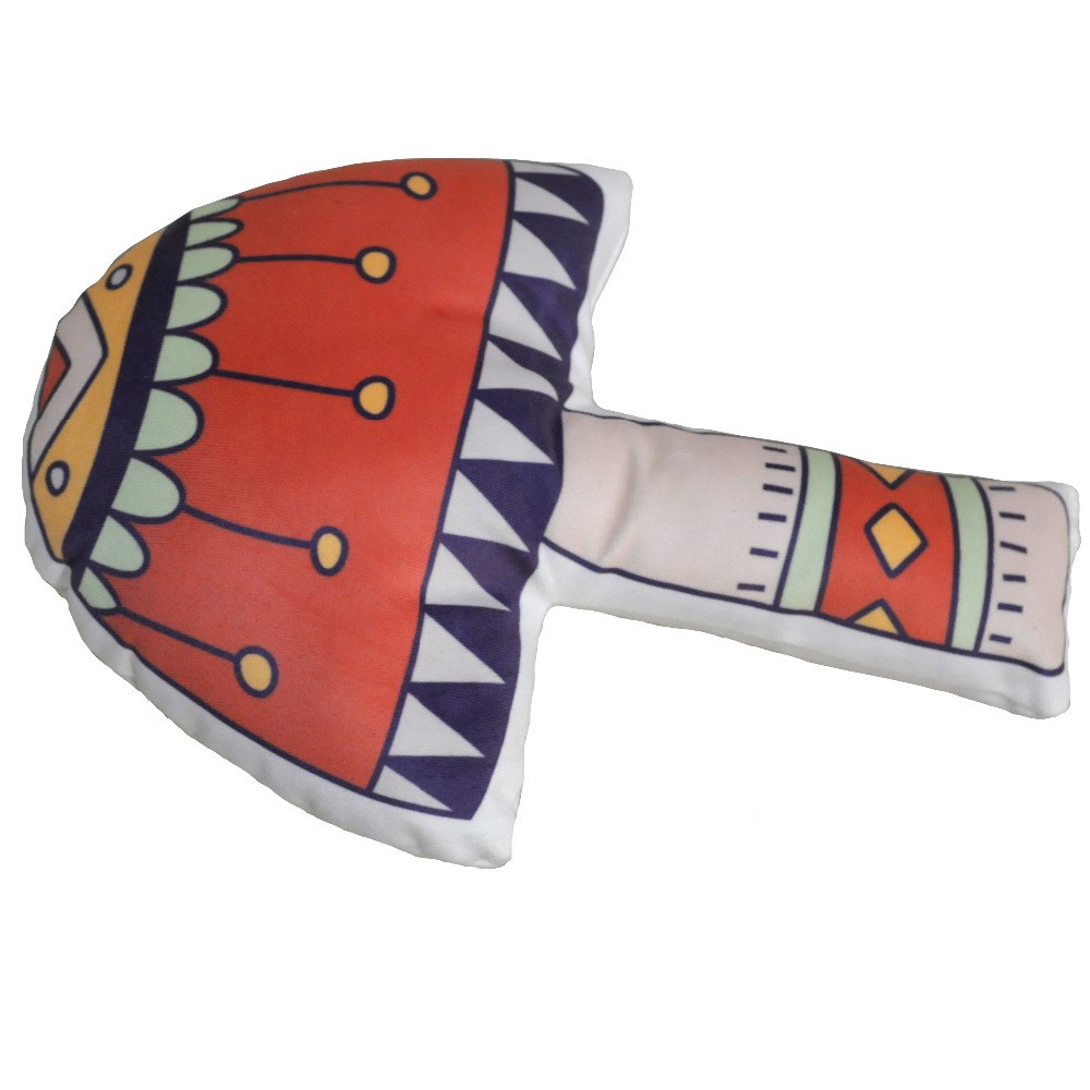 Woodland Animal Kids Cushions - Mushroom Tribal Pillows - Just Kidding Store 