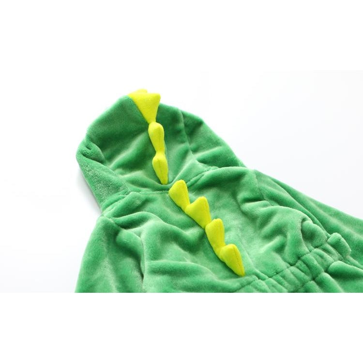 Green Dinosaur babies and kids bathrobes - Just Kidding Store