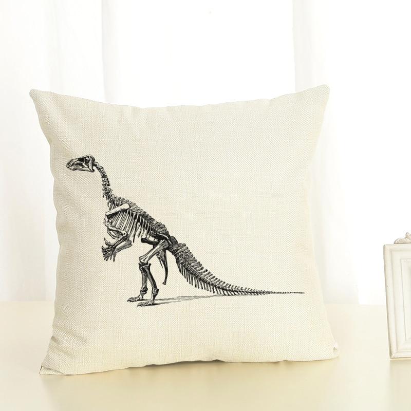 Dinosaur Kids Cushion Cover Dino Pillow Case - Just Kidding Store