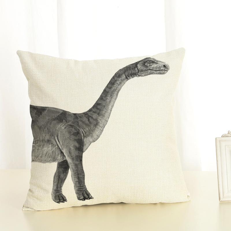 Dinosaur Kids Cushion Cover Dino Pillow Case - Just Kidding Store