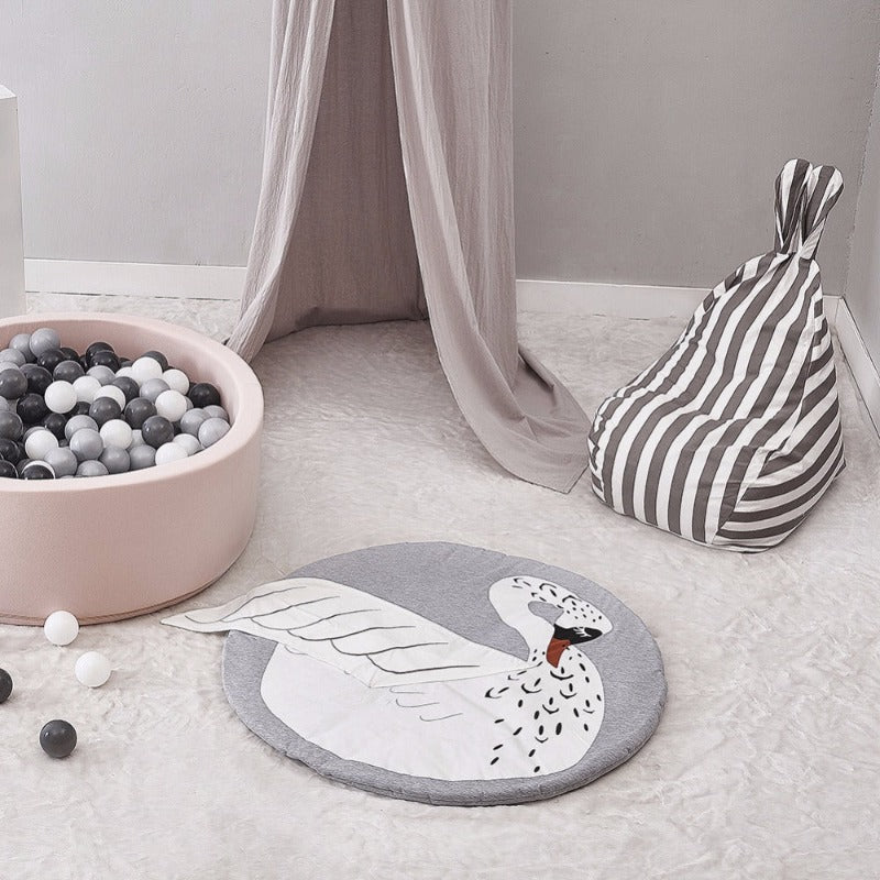 Swan Baby and Kids Play Mat - Just Kidding Store