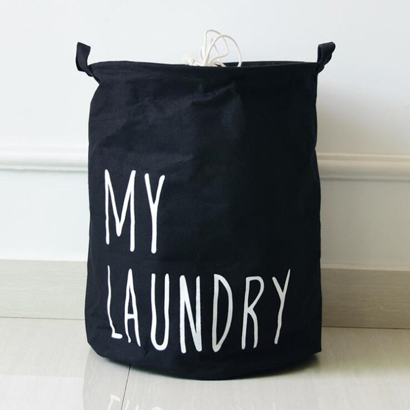 My Laundry Hamper Bag  Kids Clothes Storage Basket  Just Kidding Store