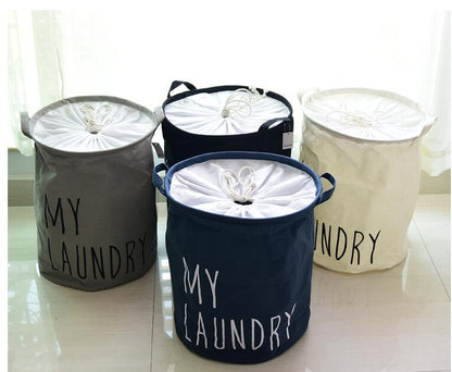 My Laundry Hamper Bag  Kids Clothes Storage Basket  Just Kidding Store