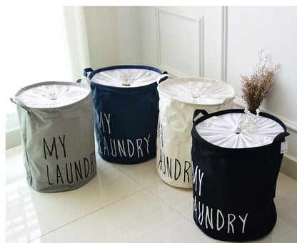 My Laundry Hamper Bag  Kids Clothes Storage Basket  Just Kidding Store