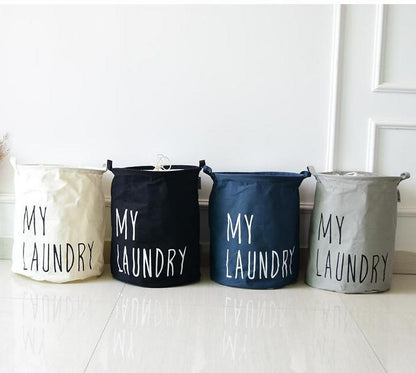 My Laundry Hamper Bag  Kids Clothes Storage Basket  Just Kidding Store