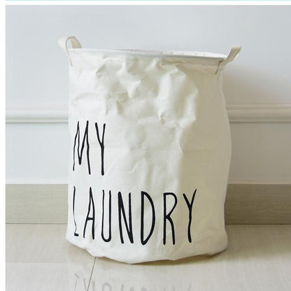 My Laundry Hamper Bag  Kids Clothes Storage Basket  Just Kidding Store