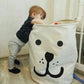 Super Large Toy Storage - Smily Bear Kids Laundry Basket - Just Kidding Store 