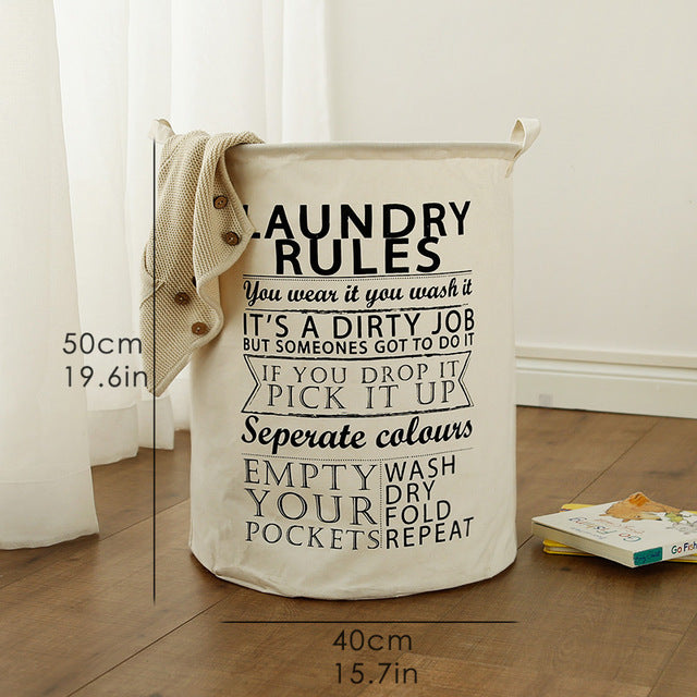 Super Large Toy Storage - Kids Laundry Basket - Just Kidding Store 
