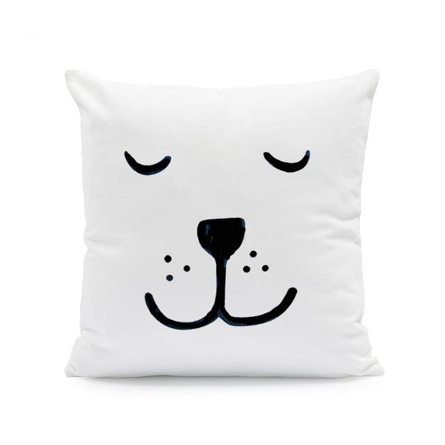 Nordic Style Cushion Covers - Sleepy Bear - Just Kidding Store