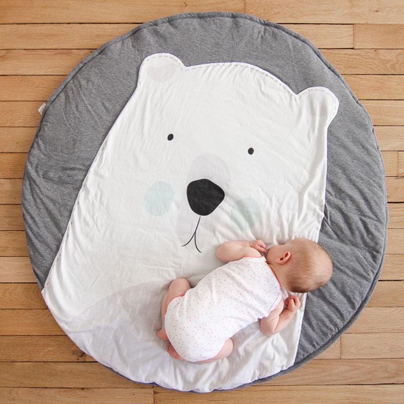 Polar Bear Baby Toddler Play Mat Crawling Mat - Just Kidding Store